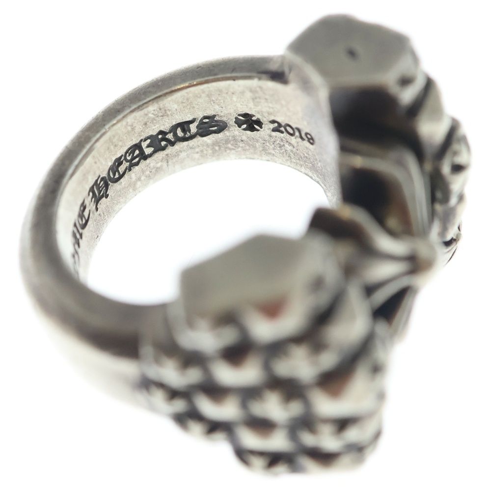 Chrome Hearts Deco CH Plus Silver Ring