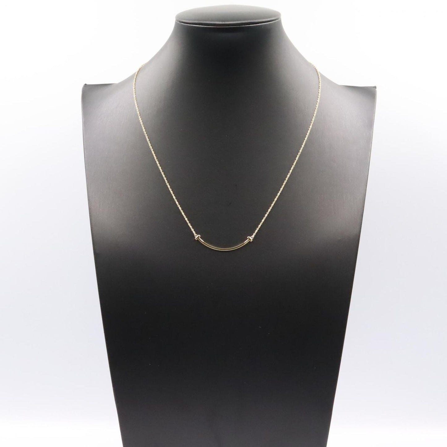 Tiffany & Co Necklace T Smile Small 40.5 45.5 cm 18k — view 7