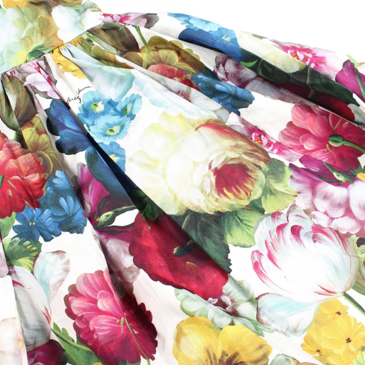 Dolce & Gabbana Skirt Floral Print No 40 Cotton — view 6