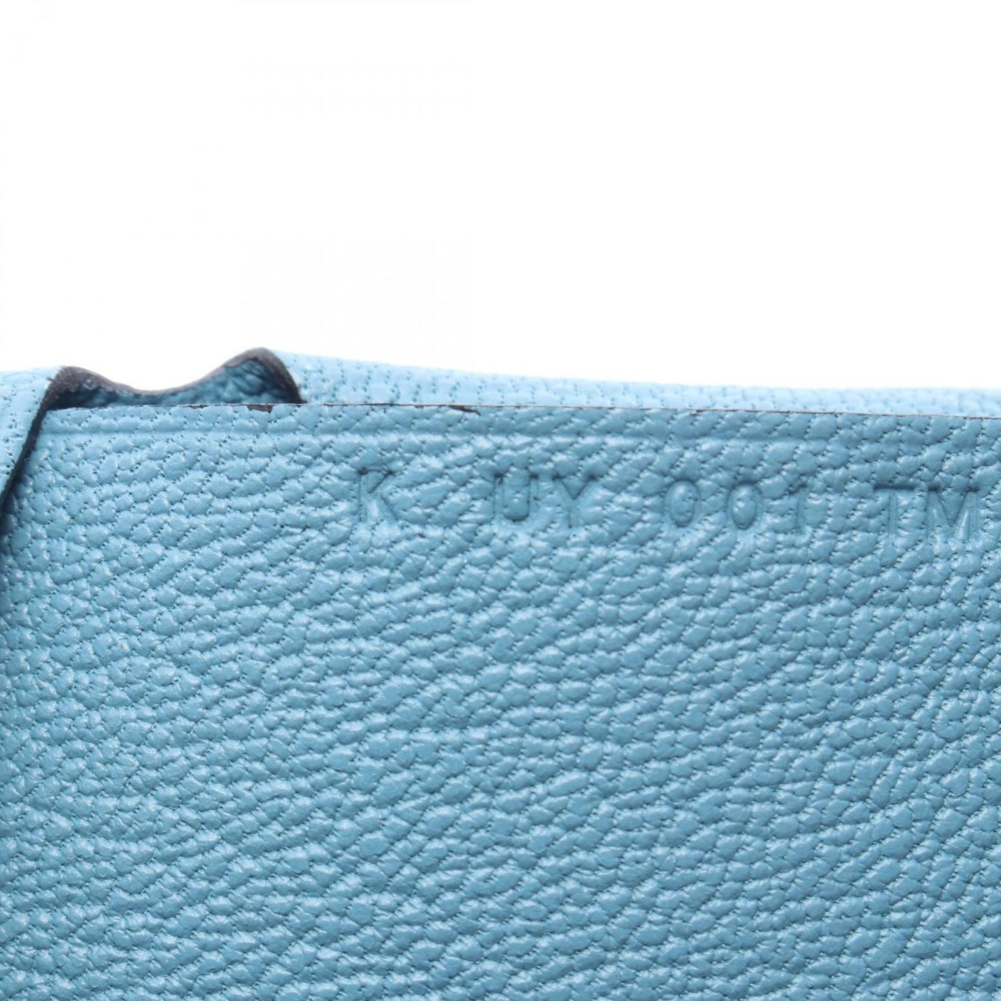 Hermes Coin Case Calvi Duo New Blue Jean Leather — view 5