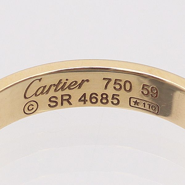 Cartier Mini Love Ring Gold 18k 59 Ako Mst Abc — view 3