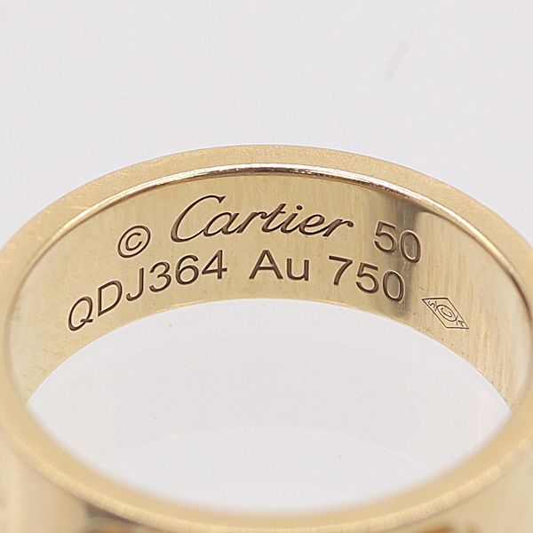 Cartier Love Ring Gold 18k 50 Ako Mst Abc — view 3