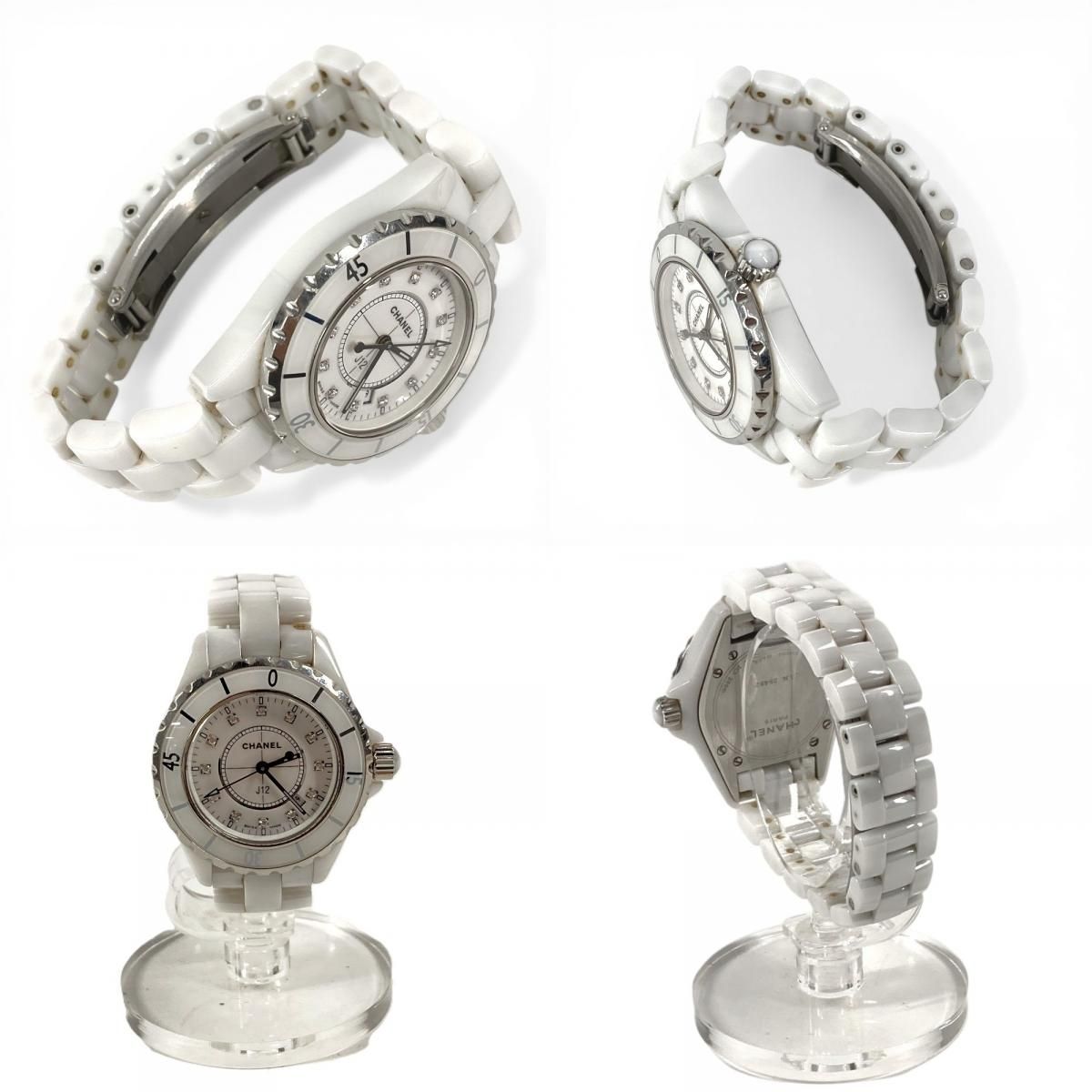 Chanel Watch Diamond Ceramic White — view 9