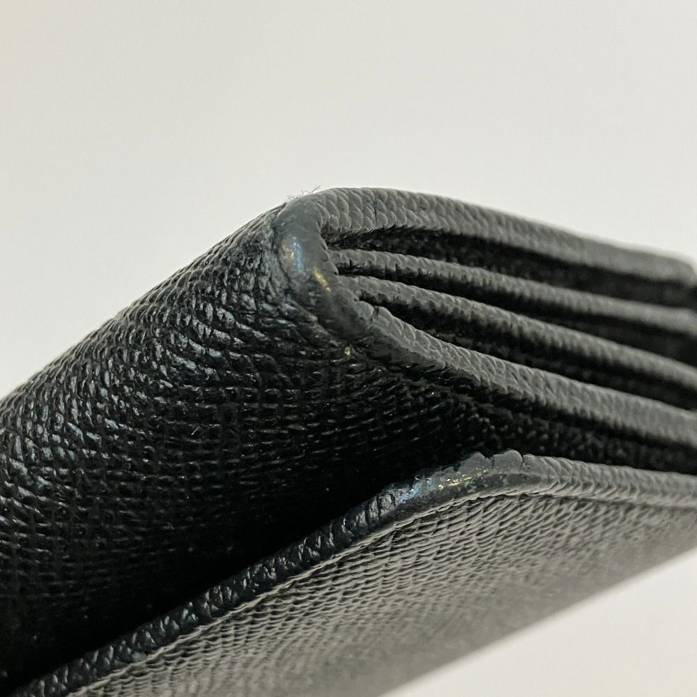 Bvlgari B-zero Logo Clip Leather Wallet Black — view 9