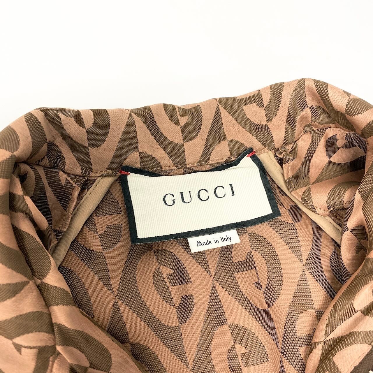 Gucci Track Jacket GG Rumbus Pattern Web Line Xxs Brown — view 9