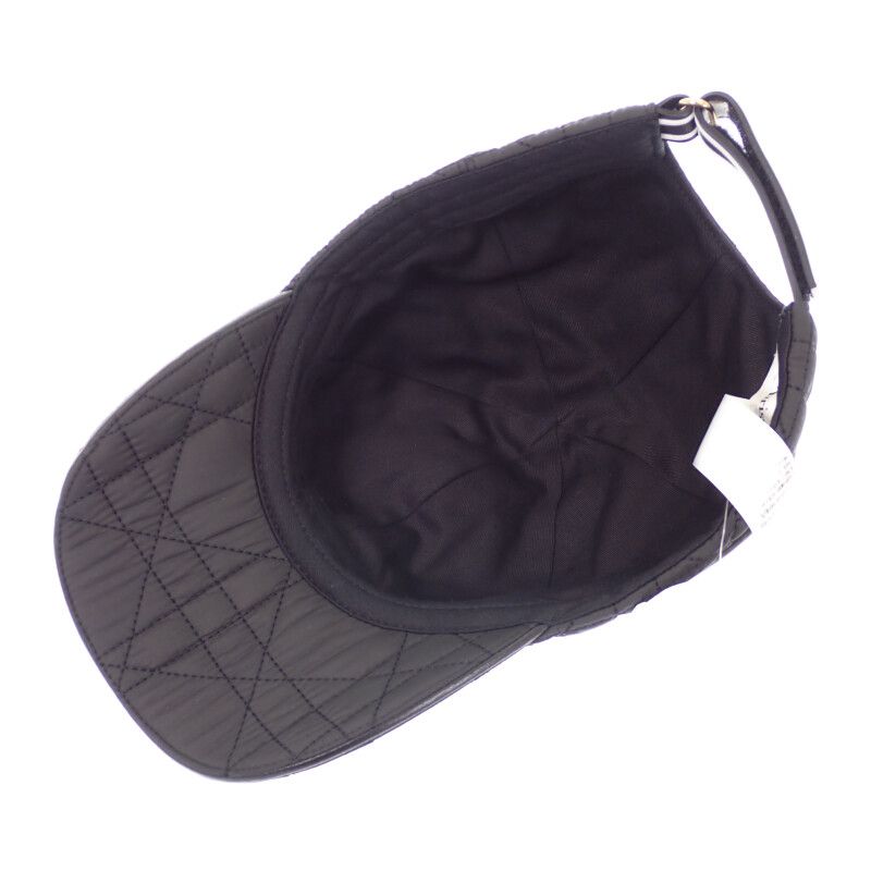 Dior D-player 56 Cap Nylon Black Hat — view 9