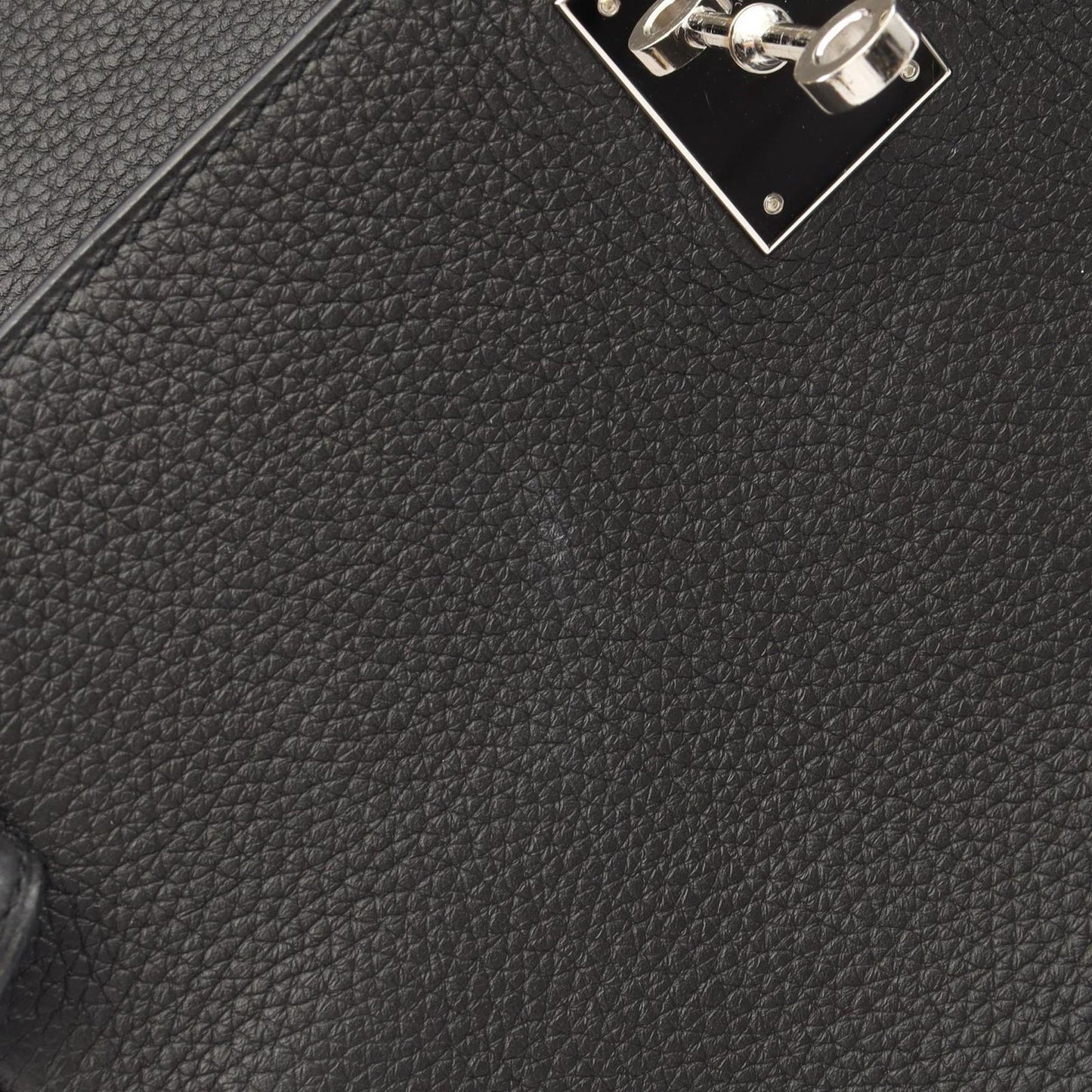 Hermes Handbag Kelly 28 Retourne 2-Way Black Leather — view 9