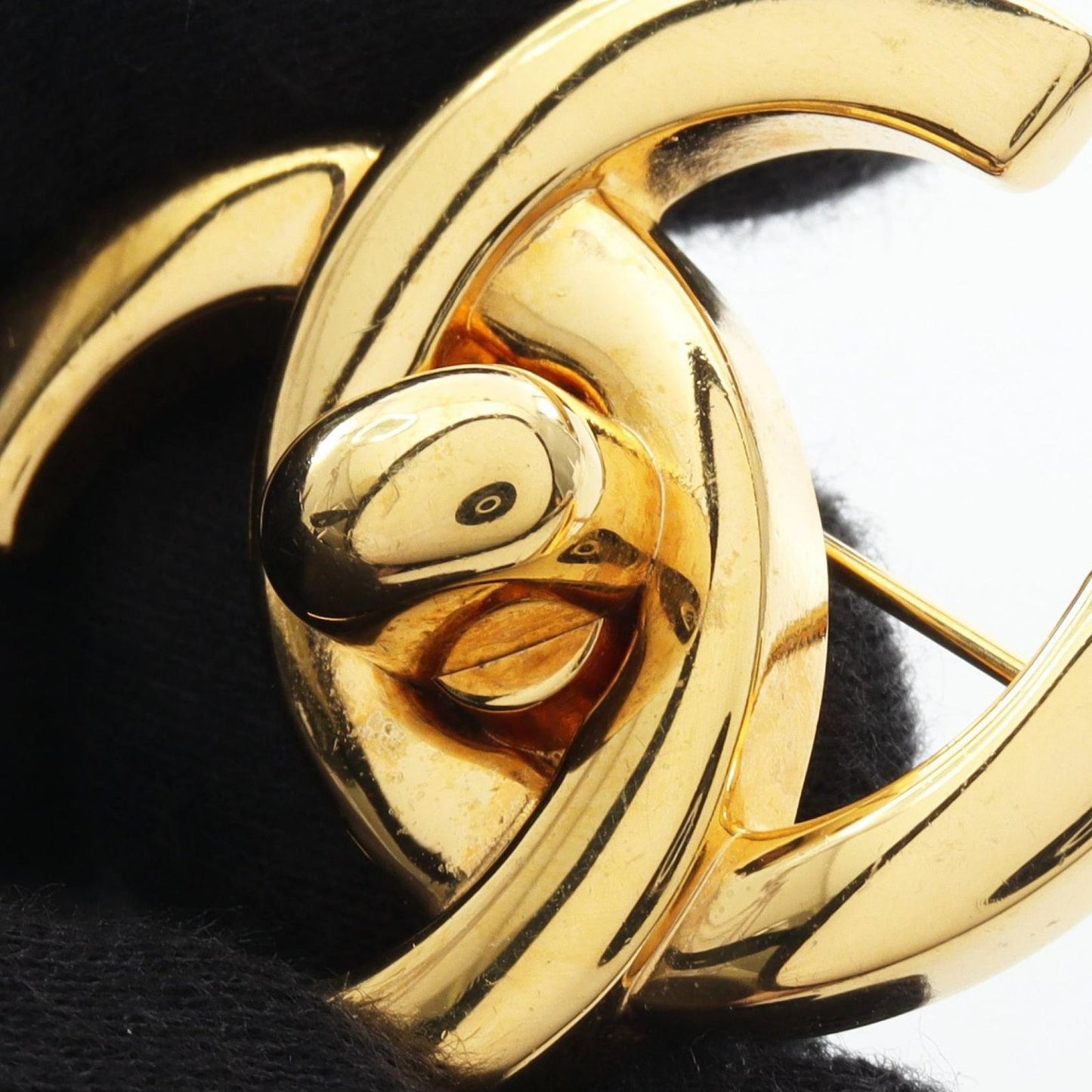 Chanel Brooch CC Logo — view 5