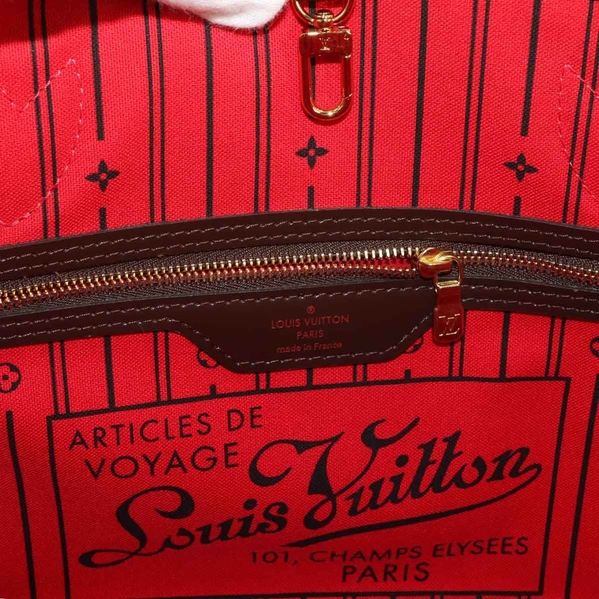 Louis Vuitton Damier Neverfull PM Tote Ebene Brown — view 8