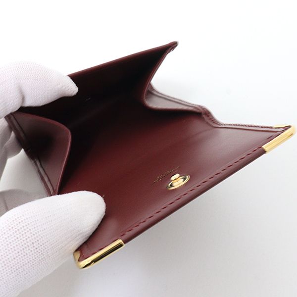 Cartier Coin Case Gold Calfskin — view 5