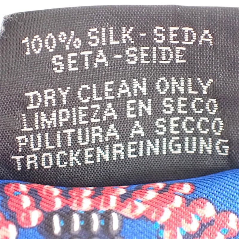 Hermes Kelly en Perles Scarf Silk 100% Blue — view 9