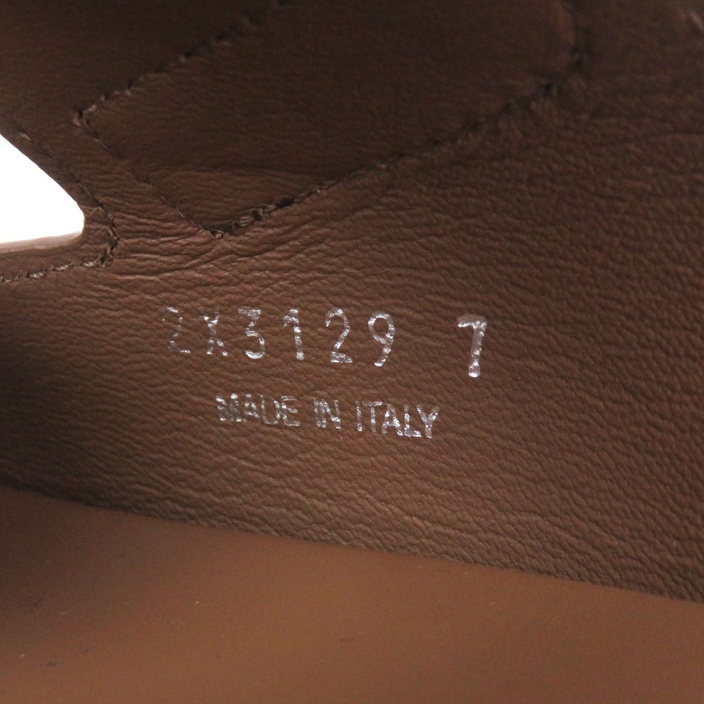 Prada Suede Leather Triangle Logo Slide Sandals Shower Brown 7 — view 9