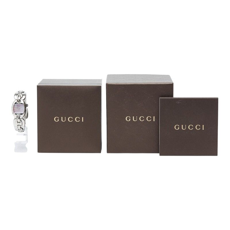 Gucci Watch 121.5 Pink Shell Silver Stainless Steel — view 9