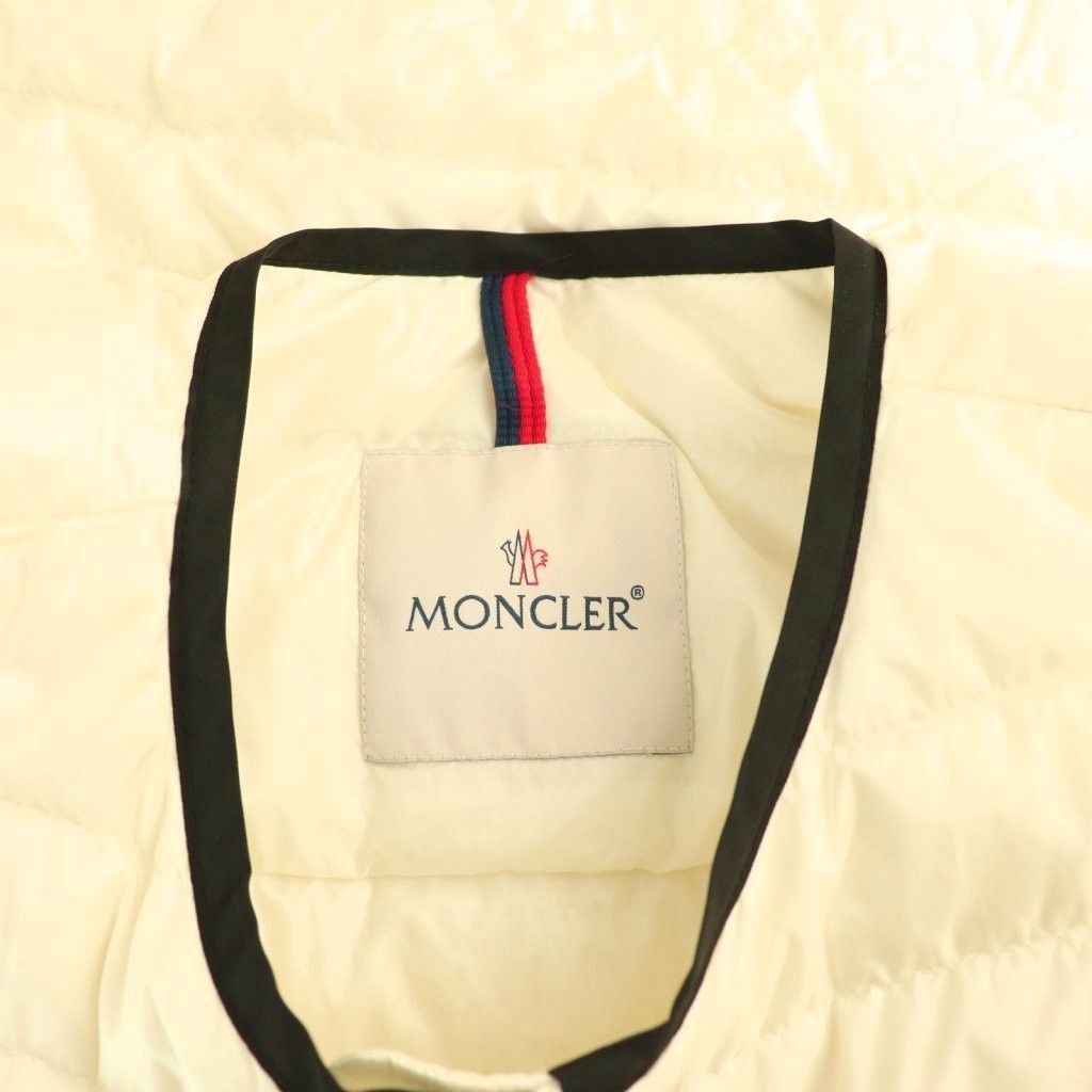 Moncler Remoulis Down Jacket Zip Up 00 Off White — view 7