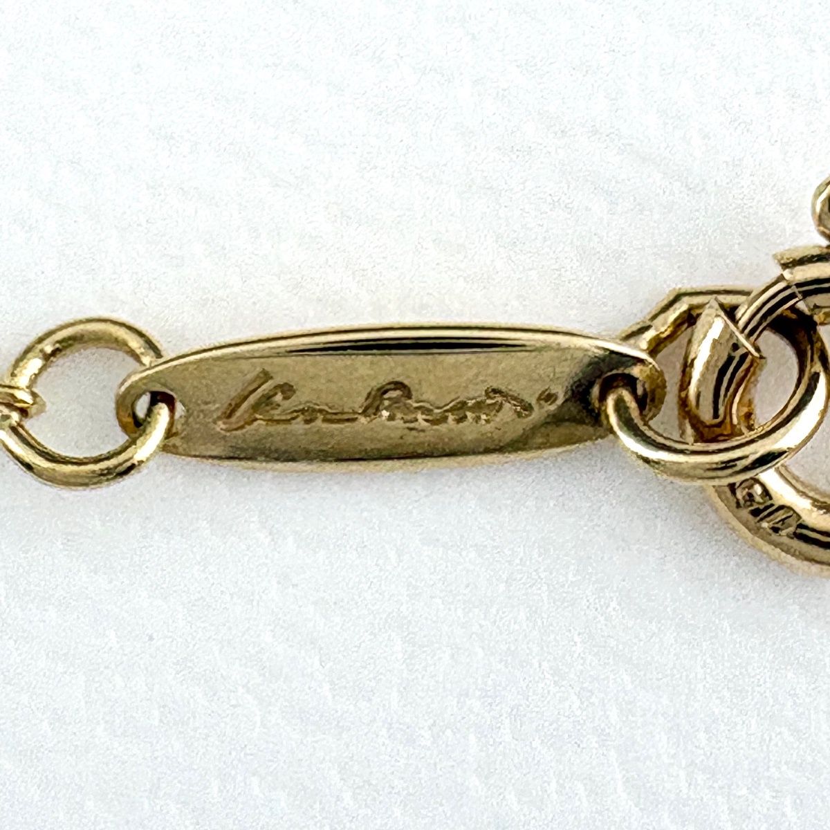 Tiffany & Co Double Loop Necklace YG Yellow Gold Pendant — view 6