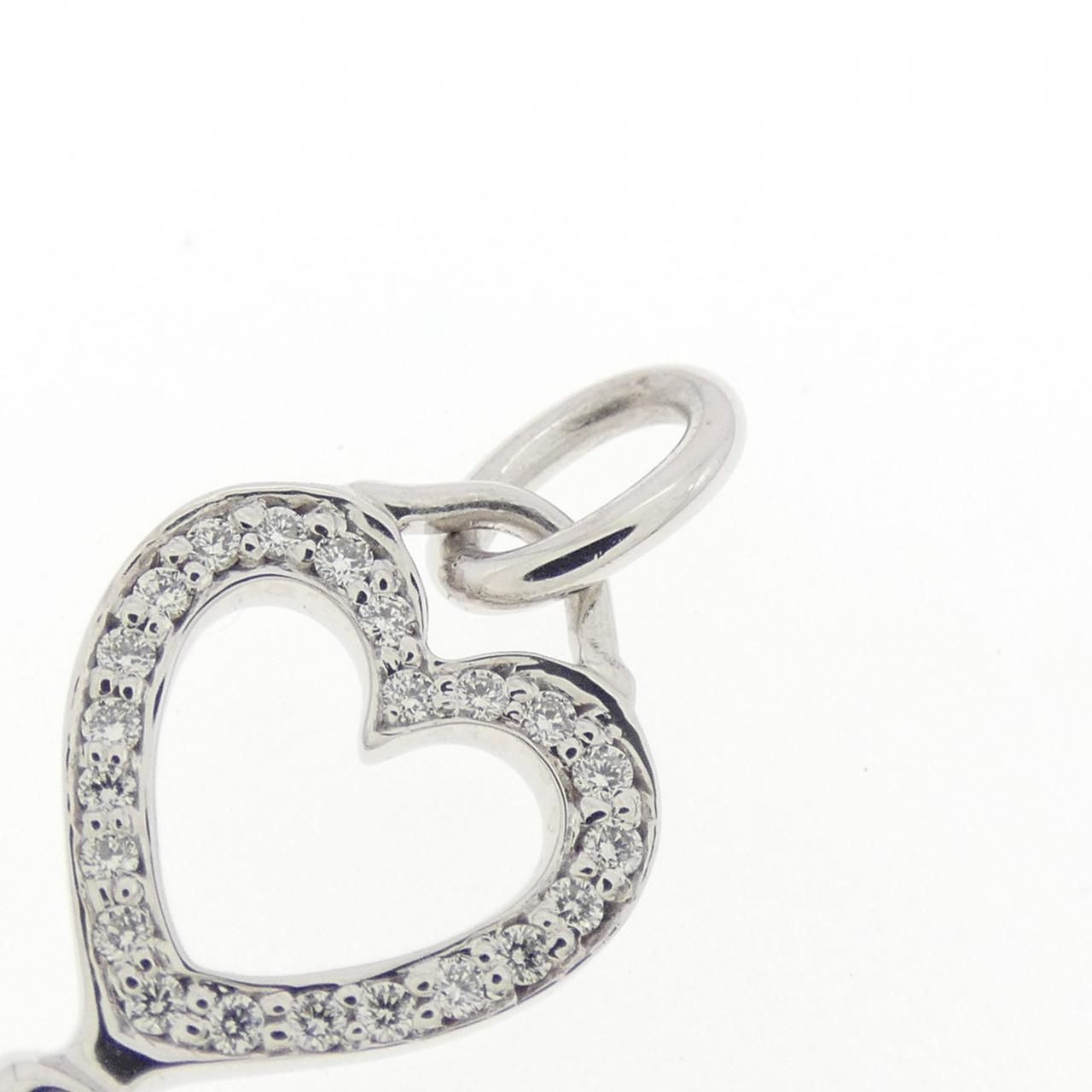 Tiffany & Co Heart Key Mini Pendant — view 3
