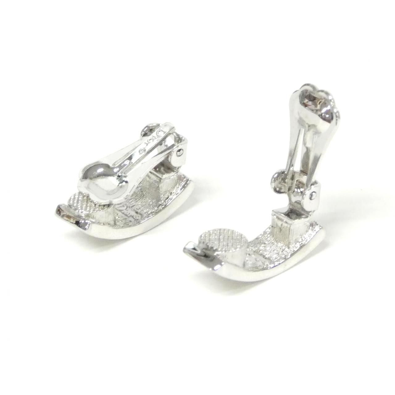Dior Vintage Earrings Silver — view 4