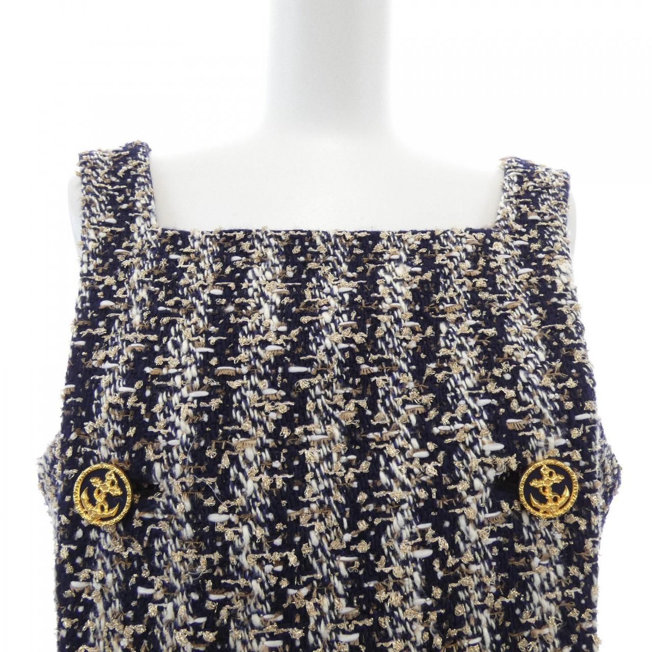Louis Vuitton Dress Navy — view 5