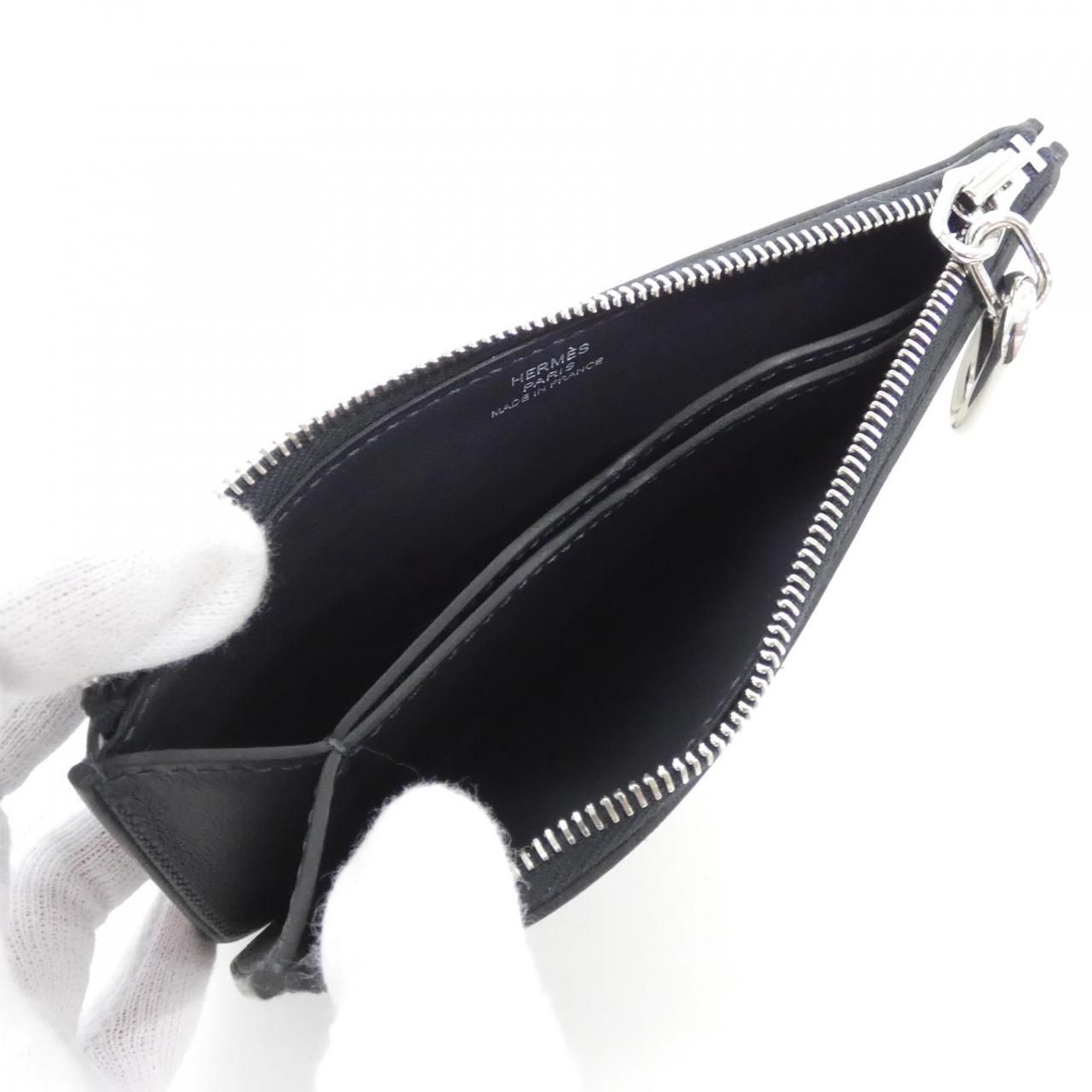 Hermes Zip Azap Chene D'ancre Card Case — view 4