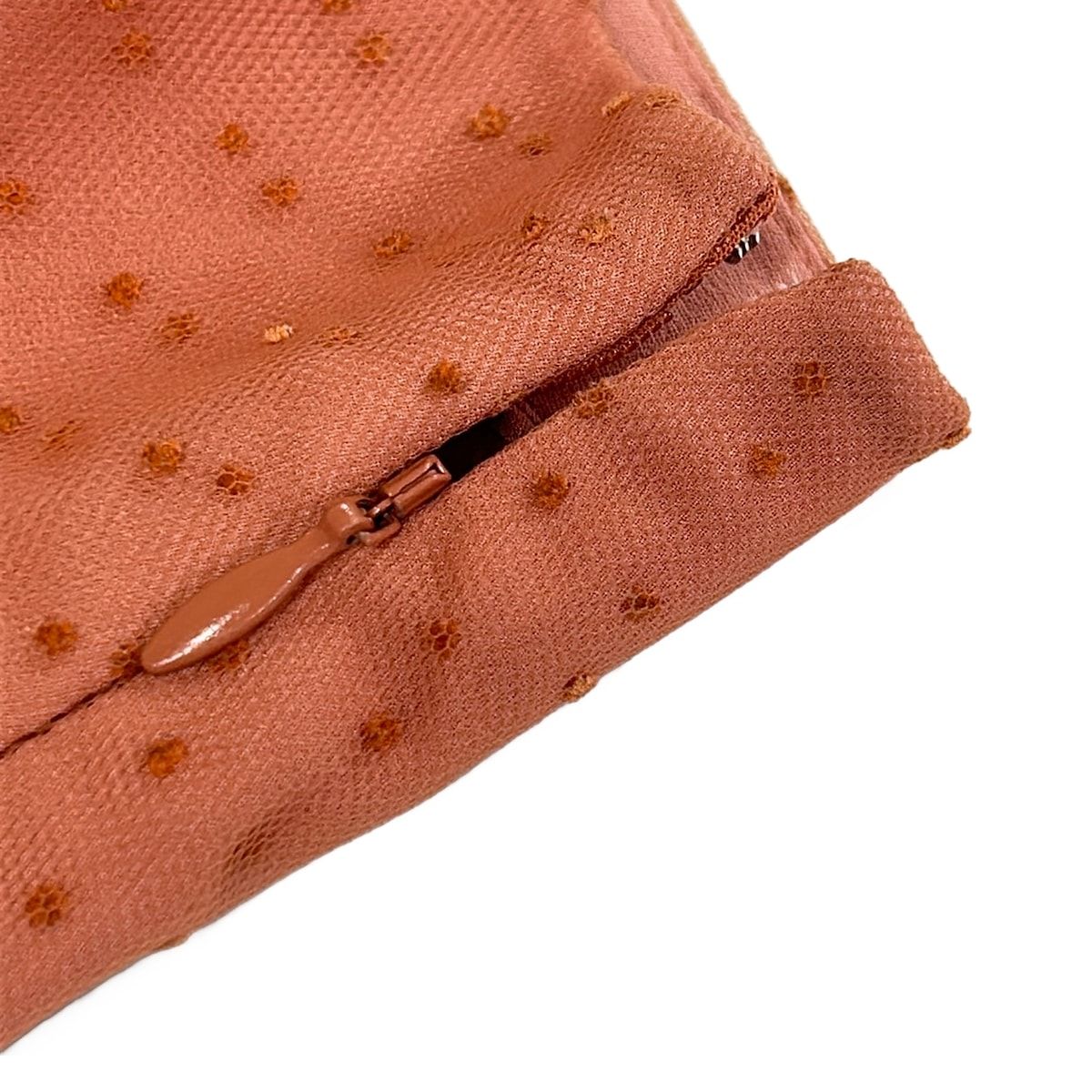 Dior Long Skirt I 40 Pink Tulle Pleats Dot Pattern — view 9