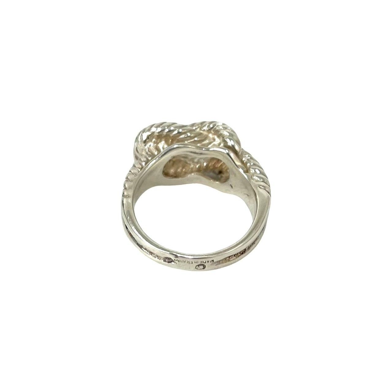 Hermes O-dienne Twist Loop 925 Sterling Silver Ring — view 6