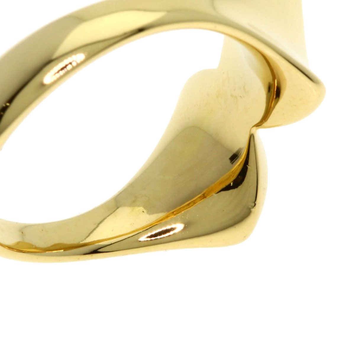 Tiffany & Co Ribbon Motif Ring 18k Yellow Gold — view 7