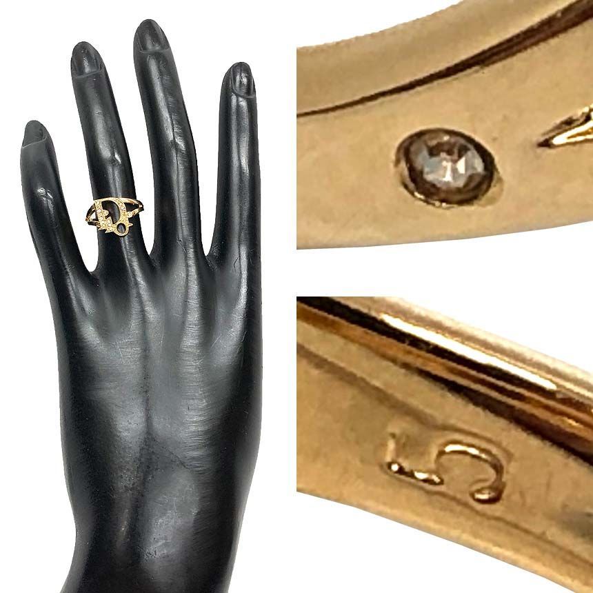 Dior Logo Ring Gold — view 3
