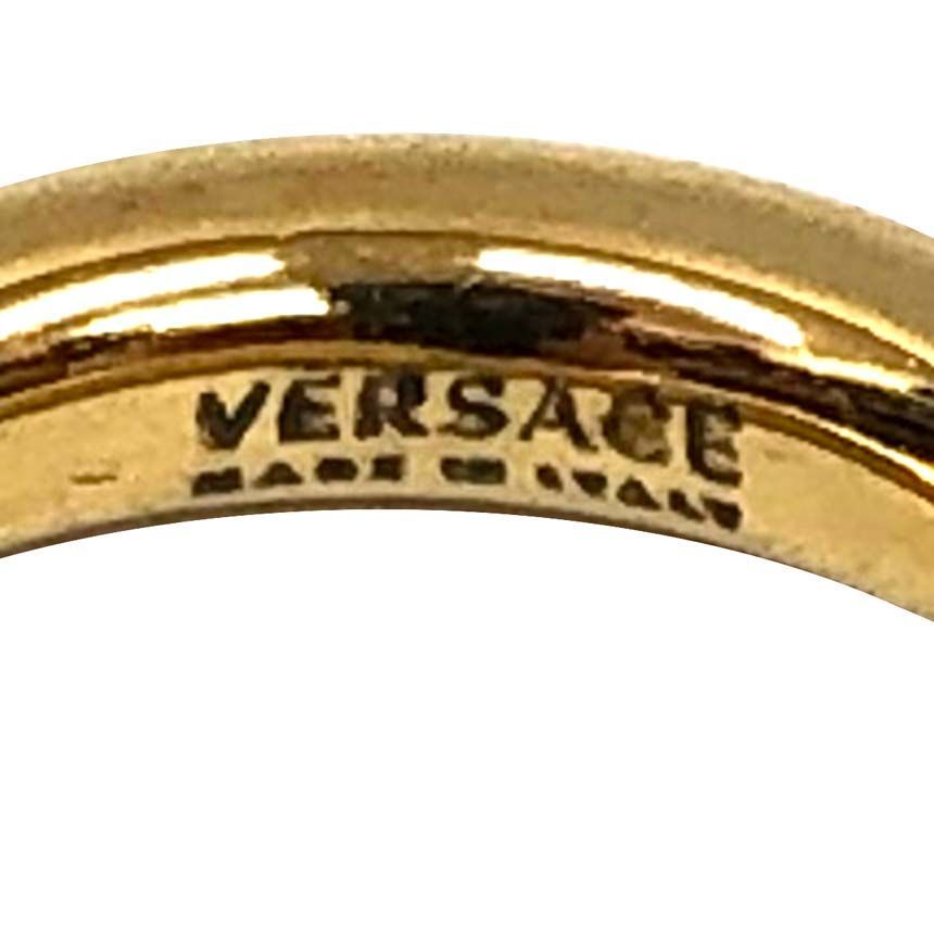Versace Greca Ring Gold Djmt