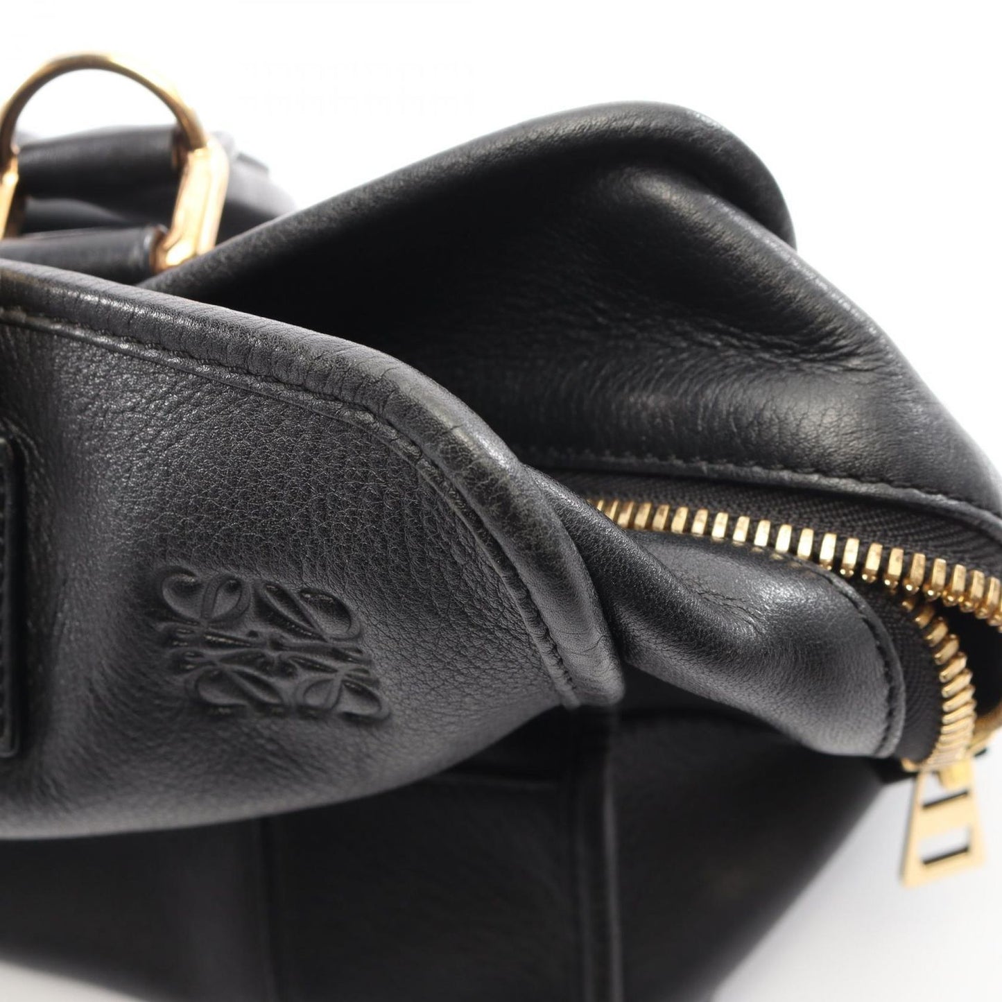 Loewe Handbag Amazona 36 2-Way Black Leather — view 9