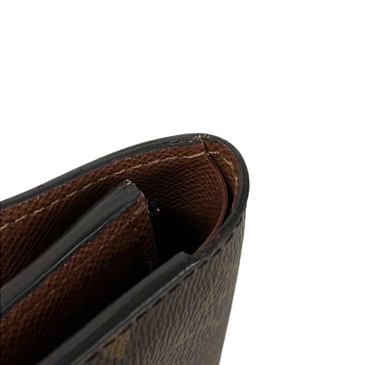 Louis Vuitton Trifold Wallet Monogram Portefeuille Victorine Initial Leather — view 6