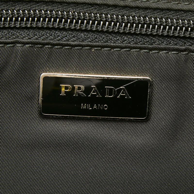 Prada Backpack Black Yellow Green Nylon — view 9
