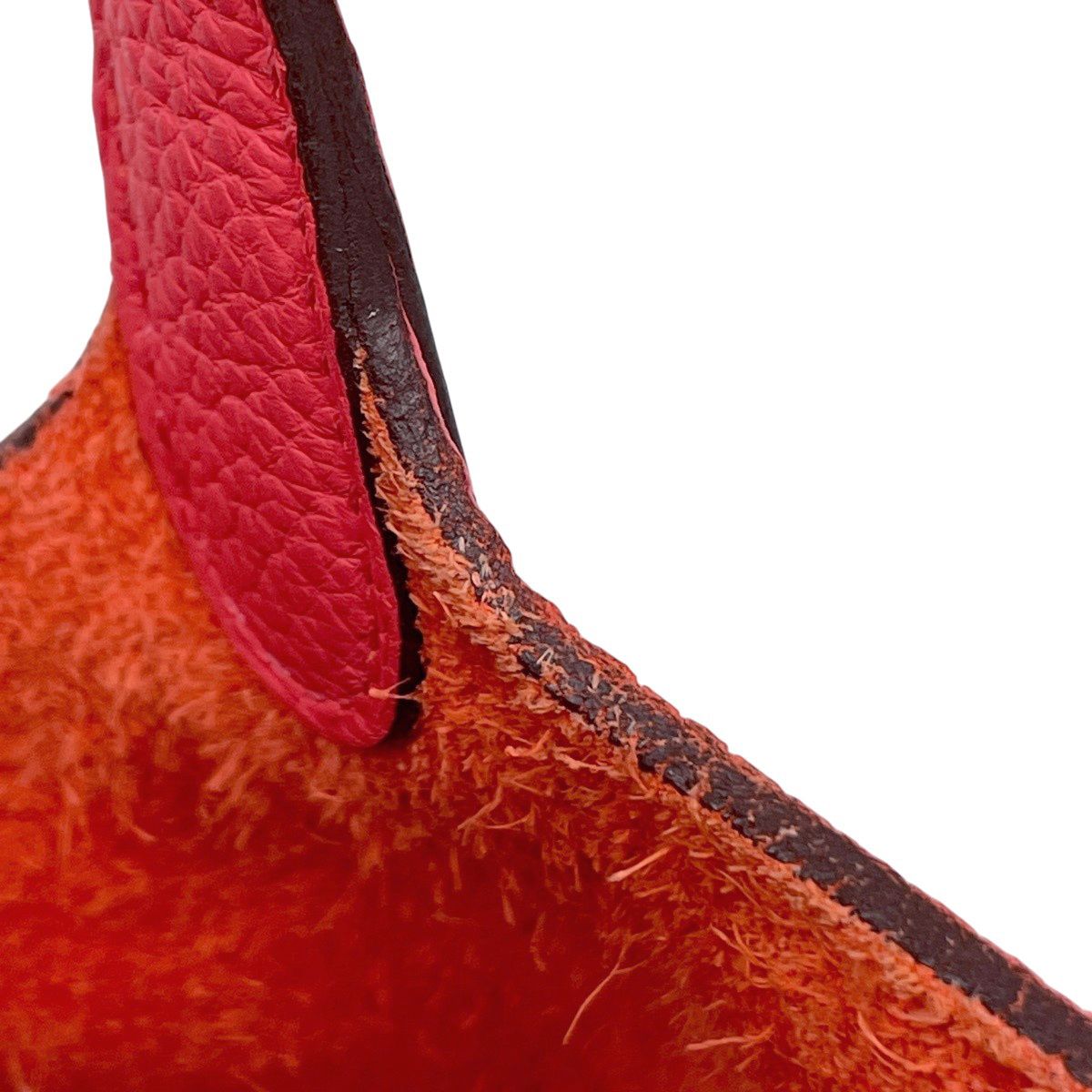 Hermes Picotin Lock PM Mini Bag Taurillon Clemence Rose Texas — view 9