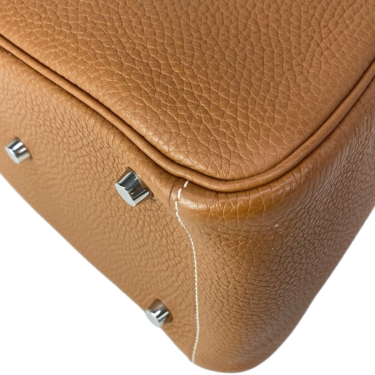 Hermes Shoulder Bag Lindy 26 Gold Silver — view 9