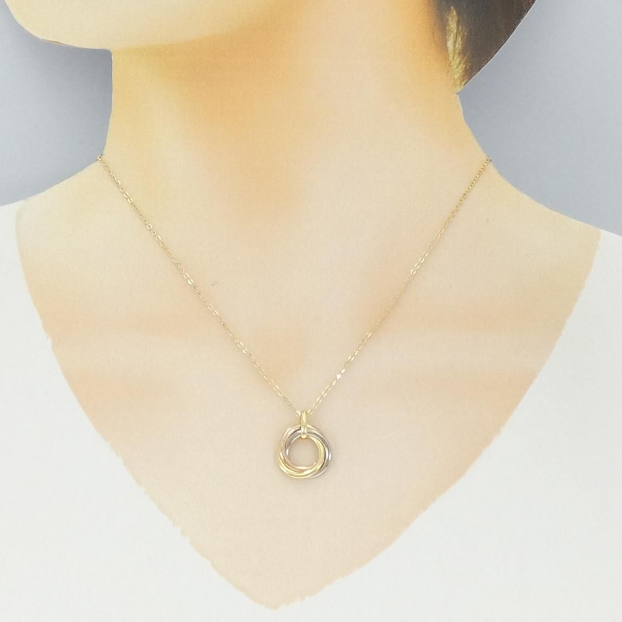 Cartier Trinity Necklace Gold — view 5