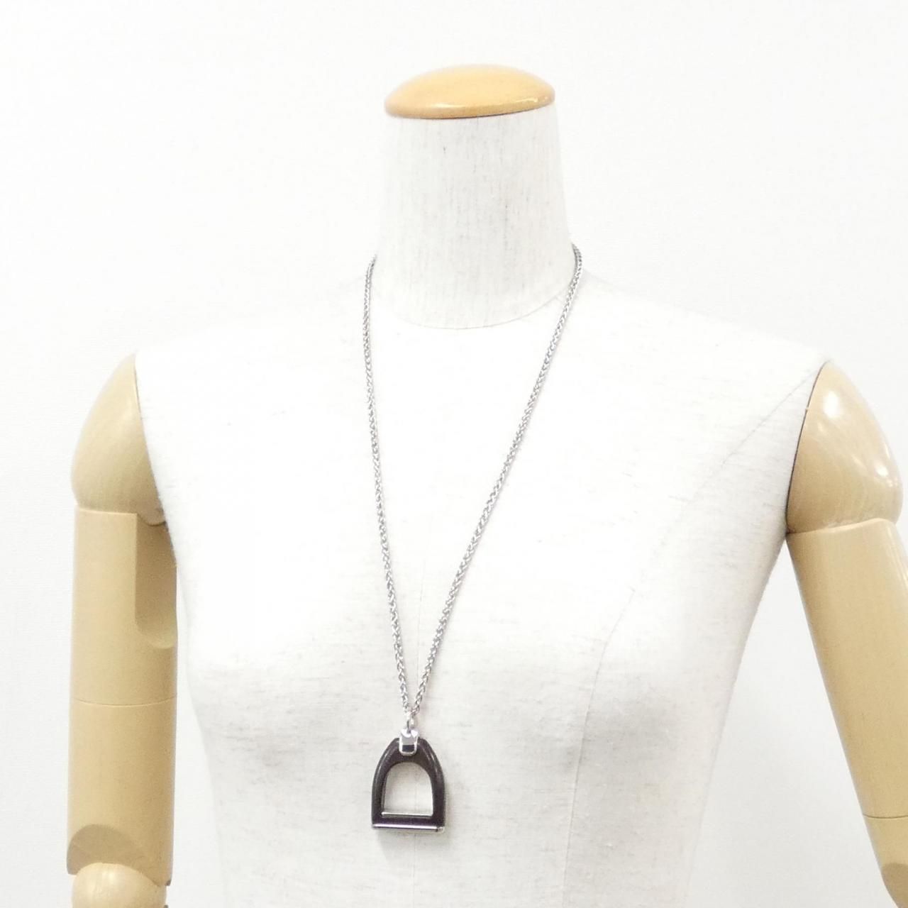 Hermes Etrier Vulcanium Necklace — view 5