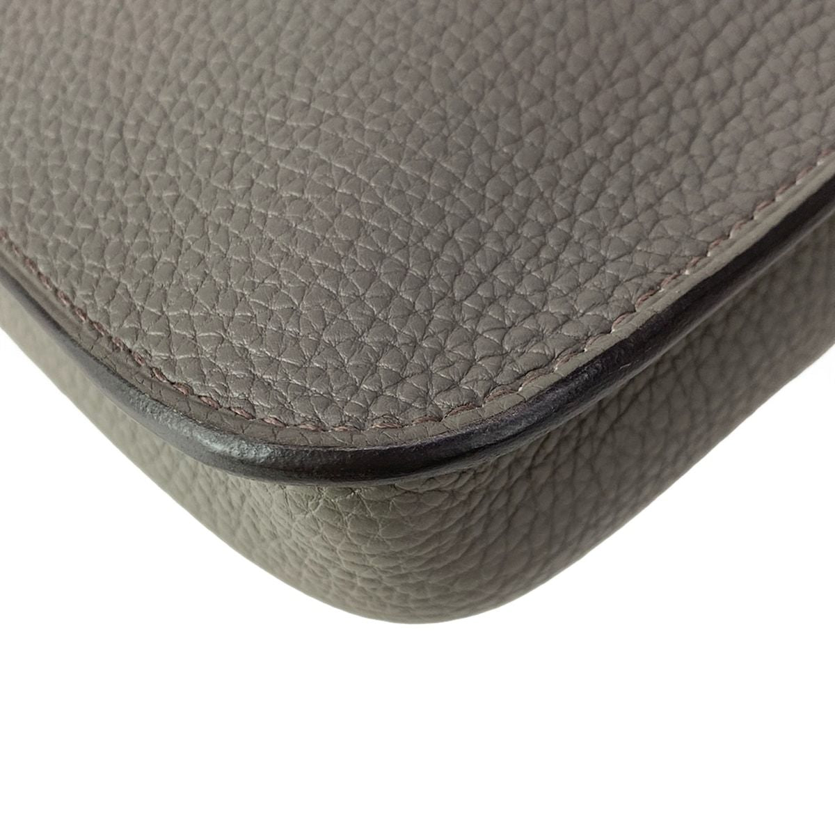 Hermes Shoulder Bag Steve Bright Etain Silver — view 9