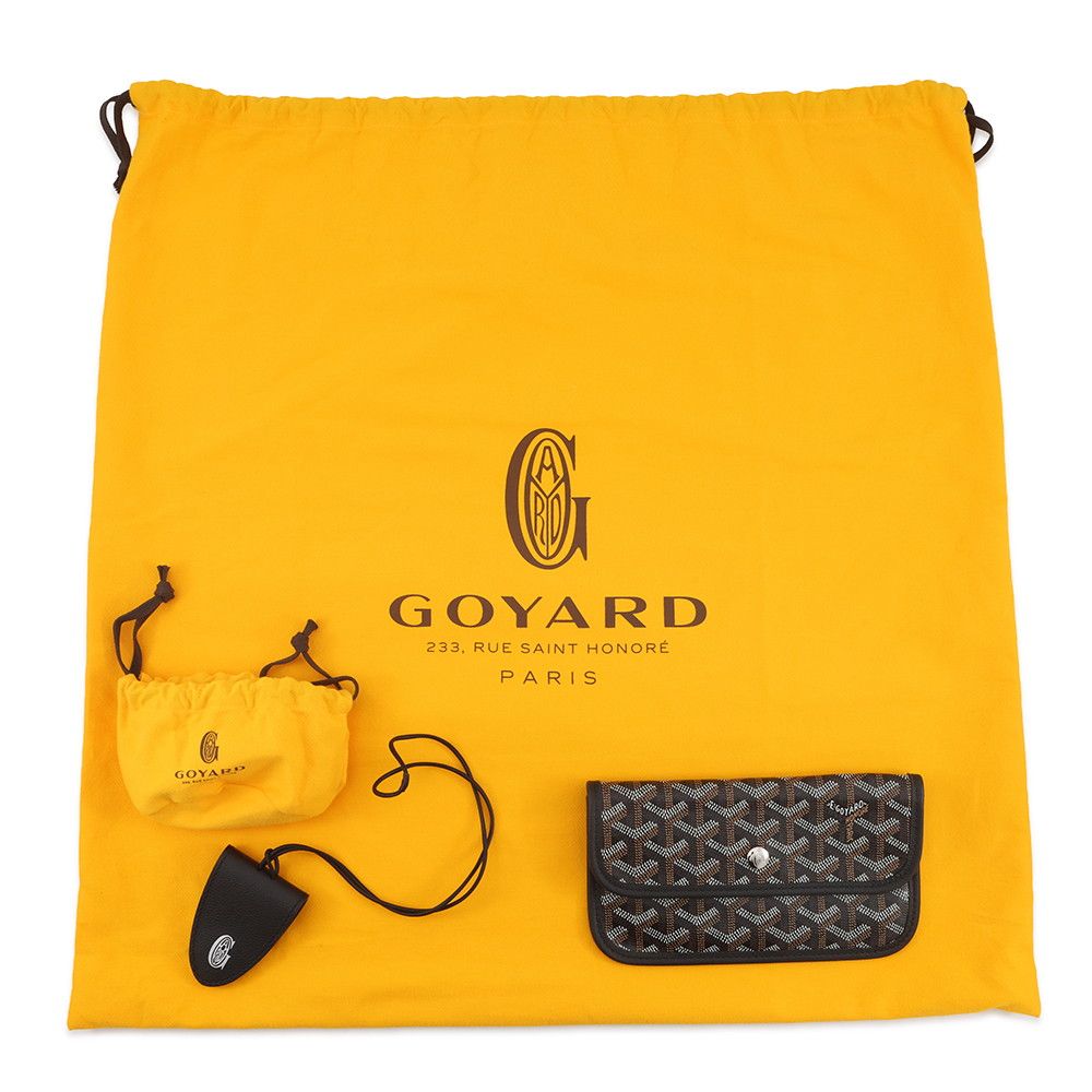 Goyard Tote Saint Louis PM with Clip Leather Black — view 7