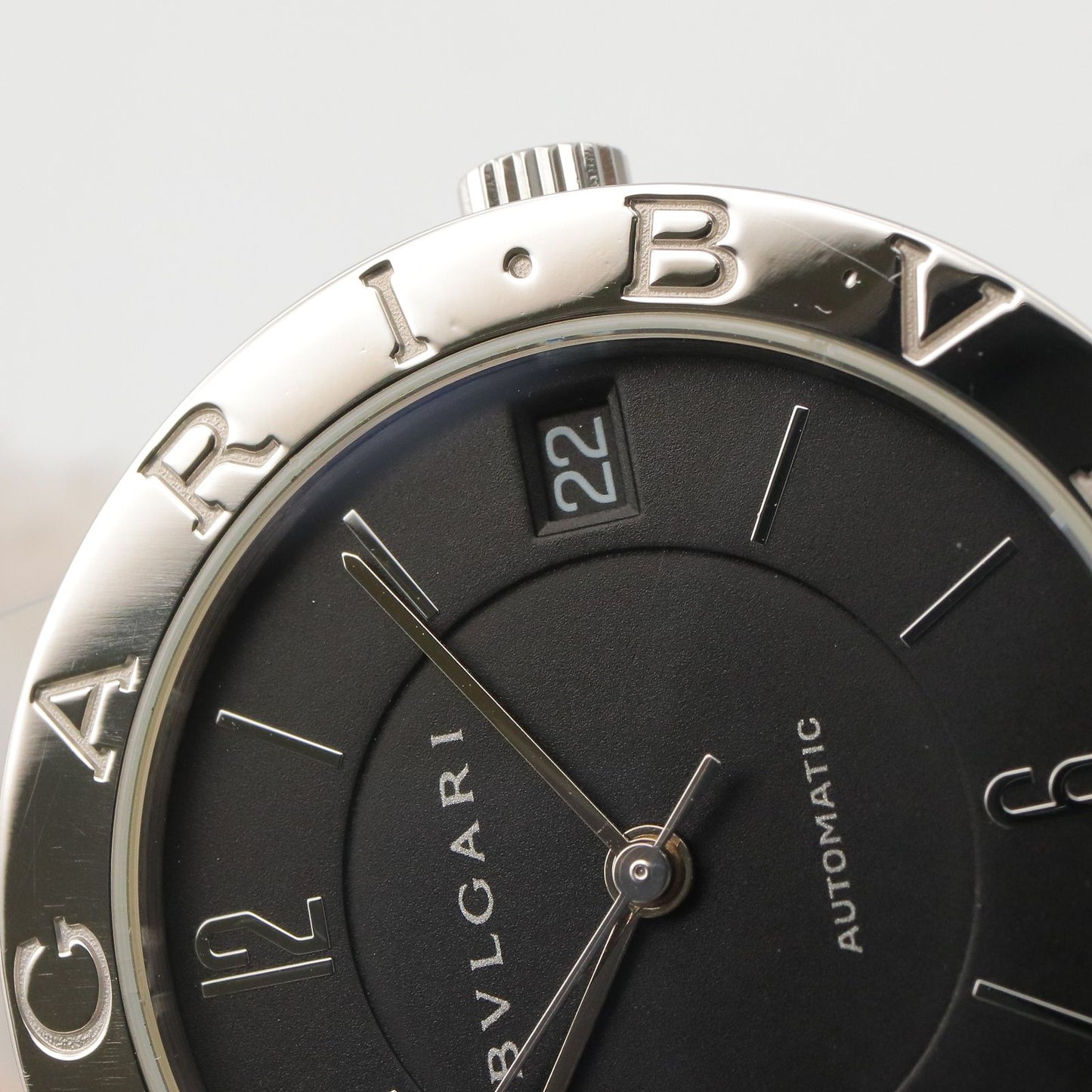 Bvlgari Watch Black Stainless Steel — view 9