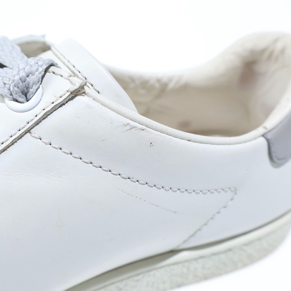 Gucci Interlocking Leather Sneakers White — view 7