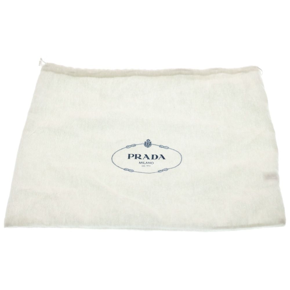 Prada Small Padded Re-Nylon Shoulder Bag Black Leather Nylon — view 6