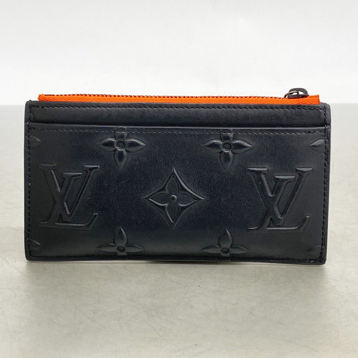 Louis Vuitton Coin Case Monogram Embossed Card Holder Noir — view 7