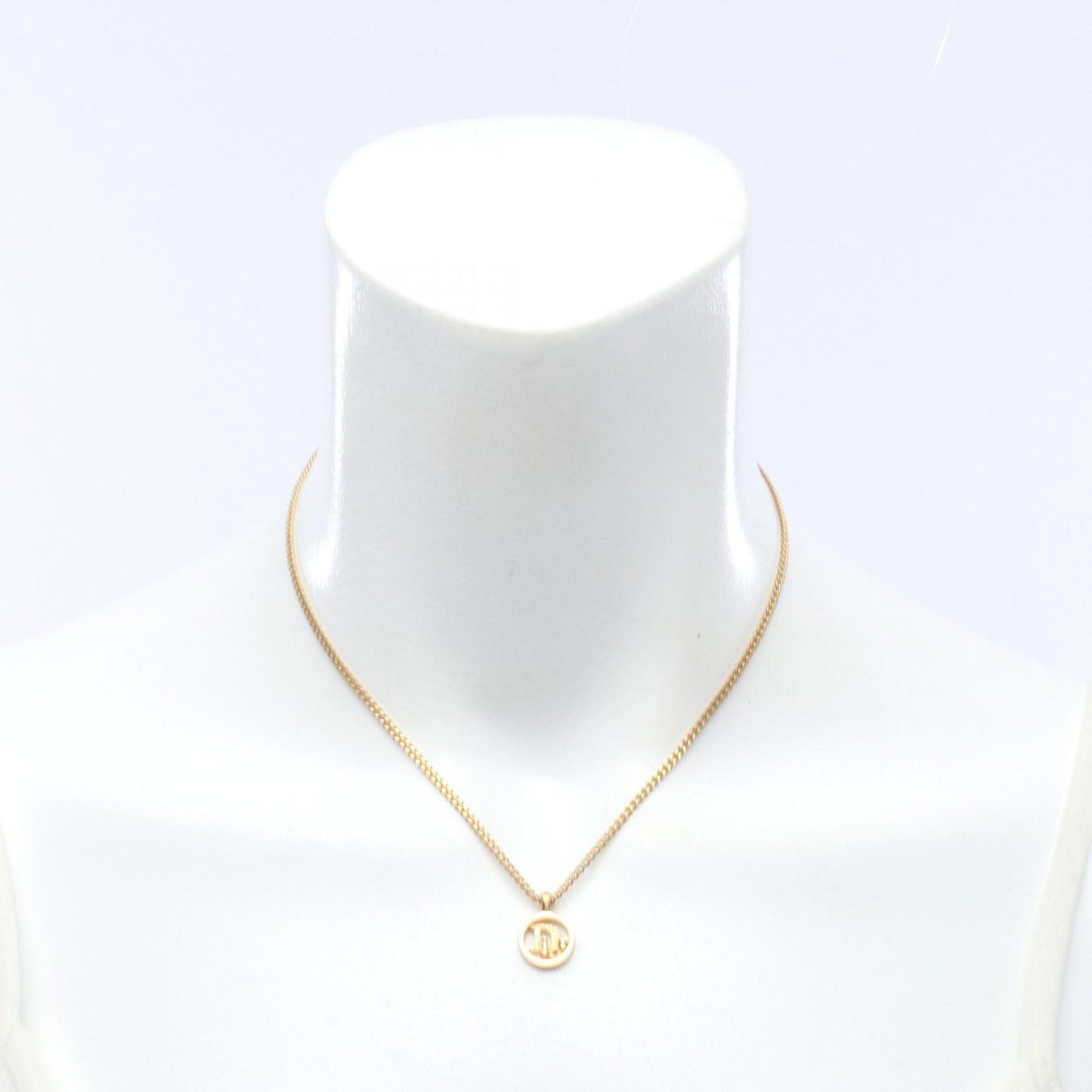 Dior Necklace Circle Logo — view 5