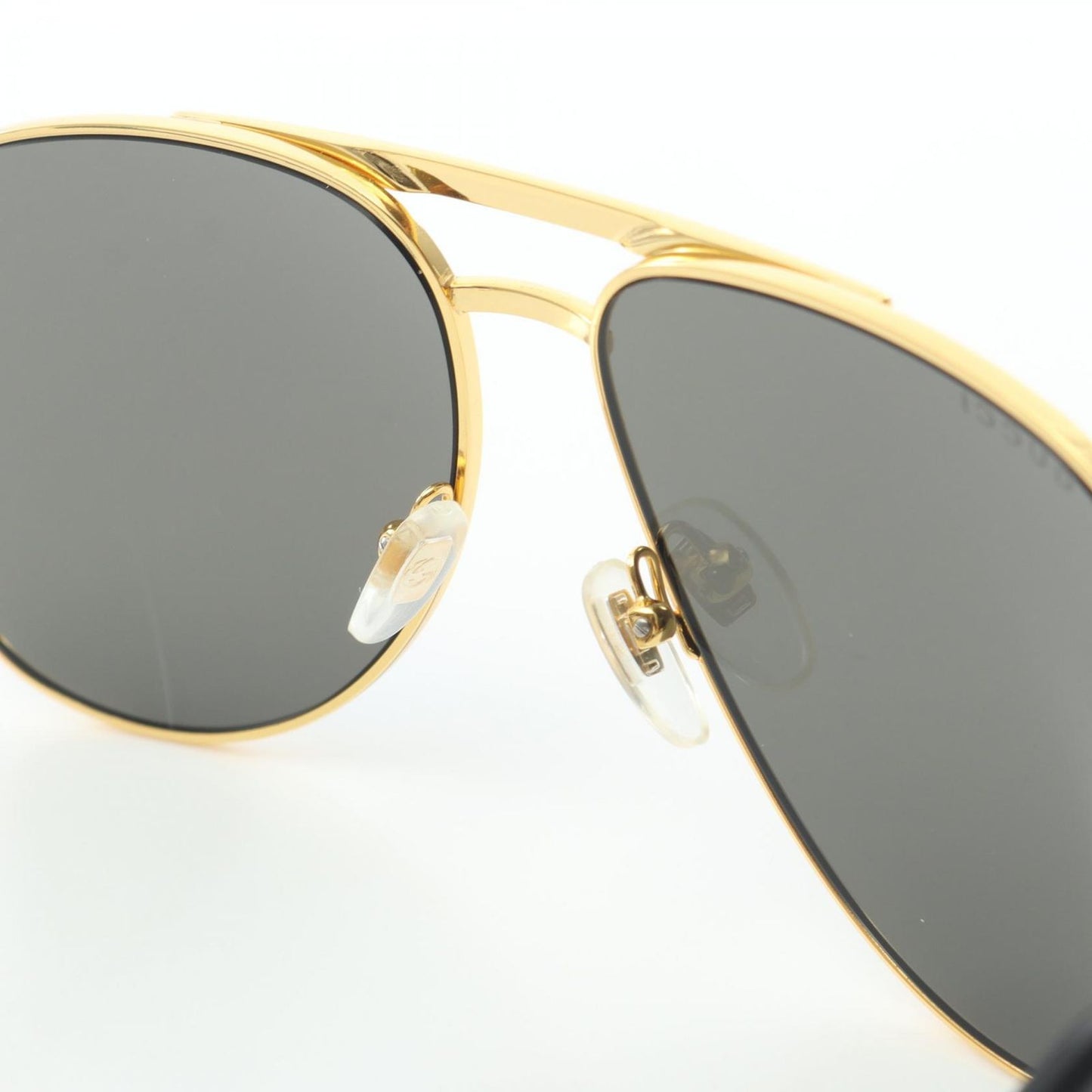 Gucci Sunglasses Semi Auto Gold Black Eyewear — view 6