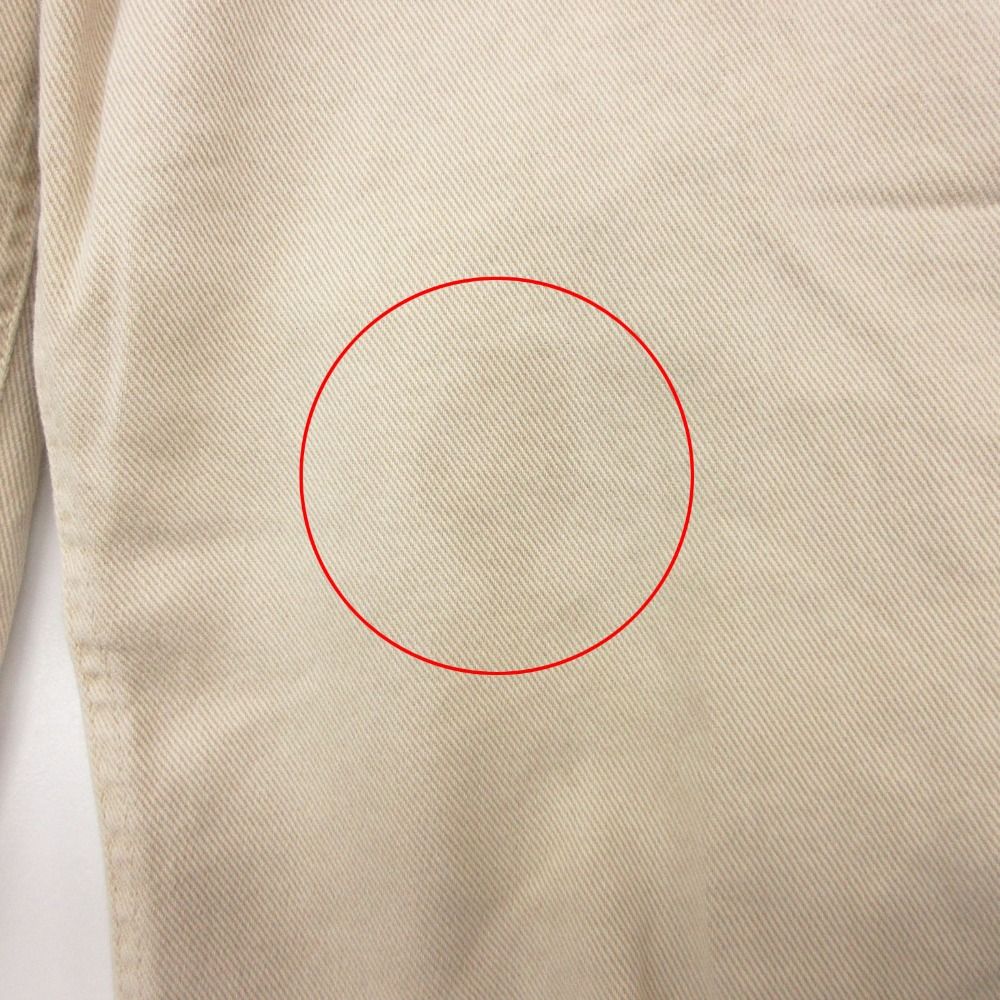 Brunello Cucinelli Pants Logo Pocket Traditional Fit Denim Jeans Light Beige — view 9