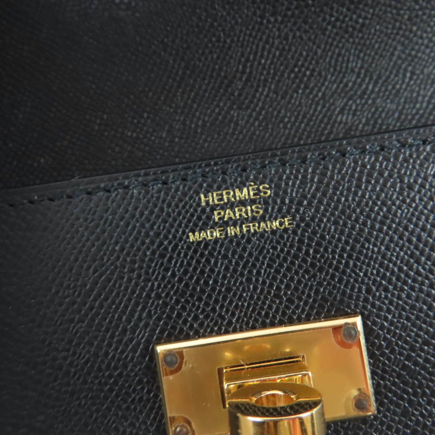 Hermes Kelly Pocket Long Veau Epsom Gold Wallet Black — view 9