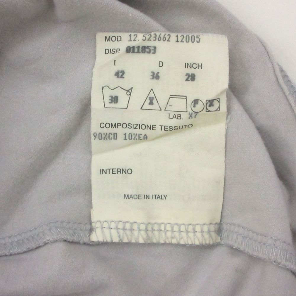 Fendi Short Sleeve T-Shirt Zucca Clear Rubber Logo Crew Neck Jersey Top Light — view 8