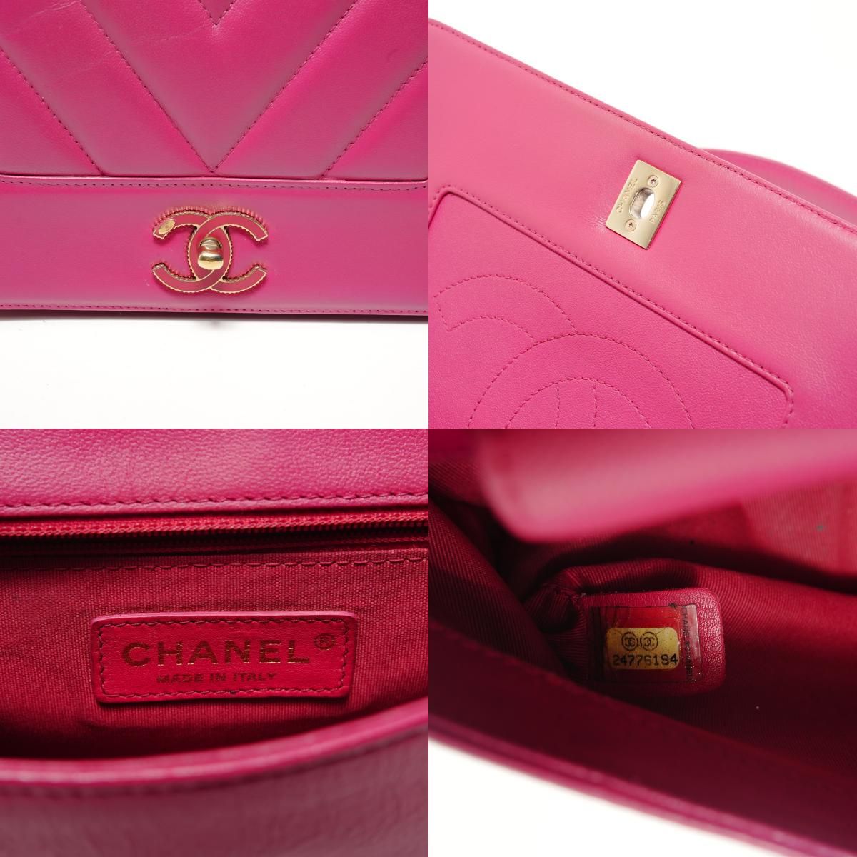 Chanel Shoulder Bag Stitch Mademoiselle Chain Lamb — view 9