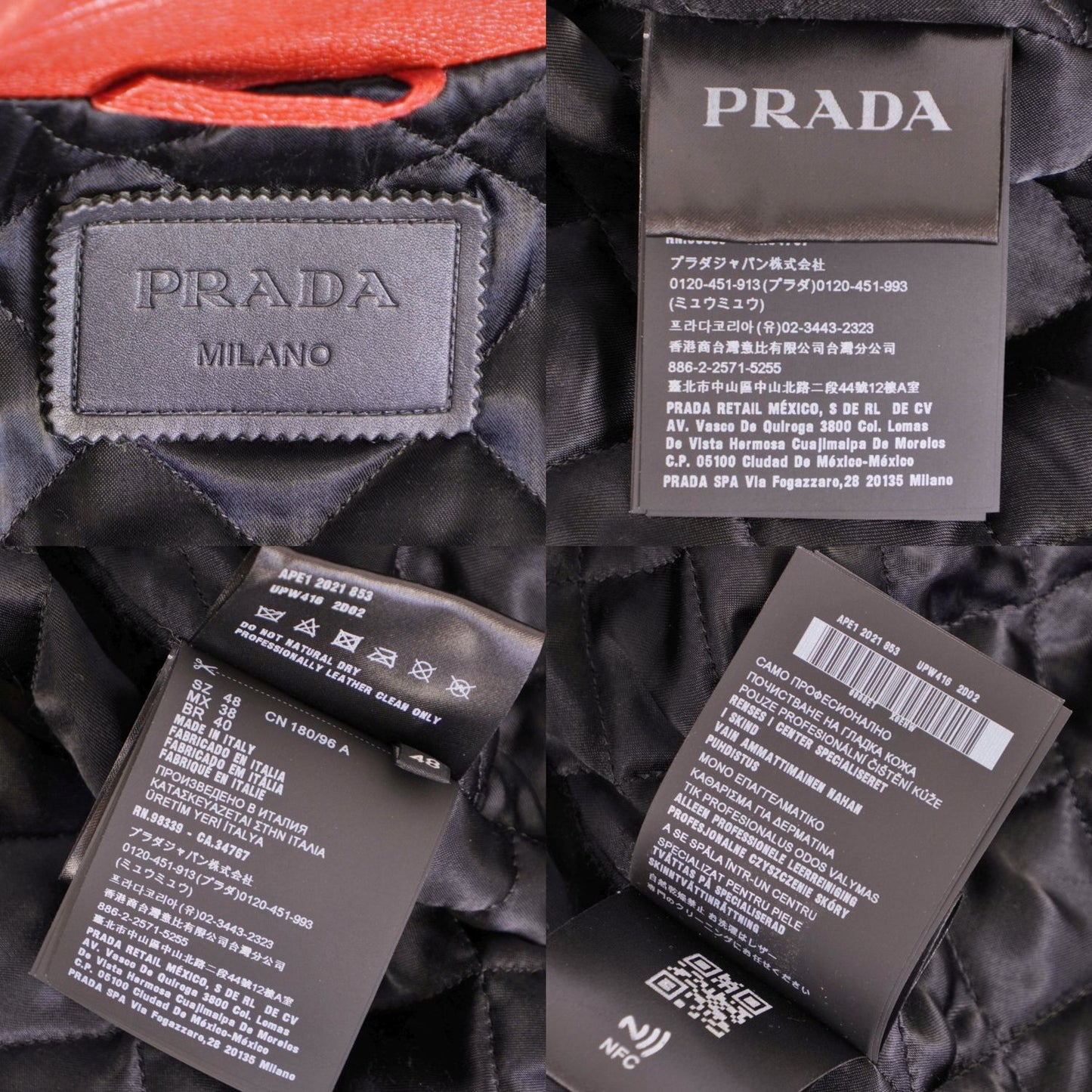 Prada Jacket Biker Rider — view 7