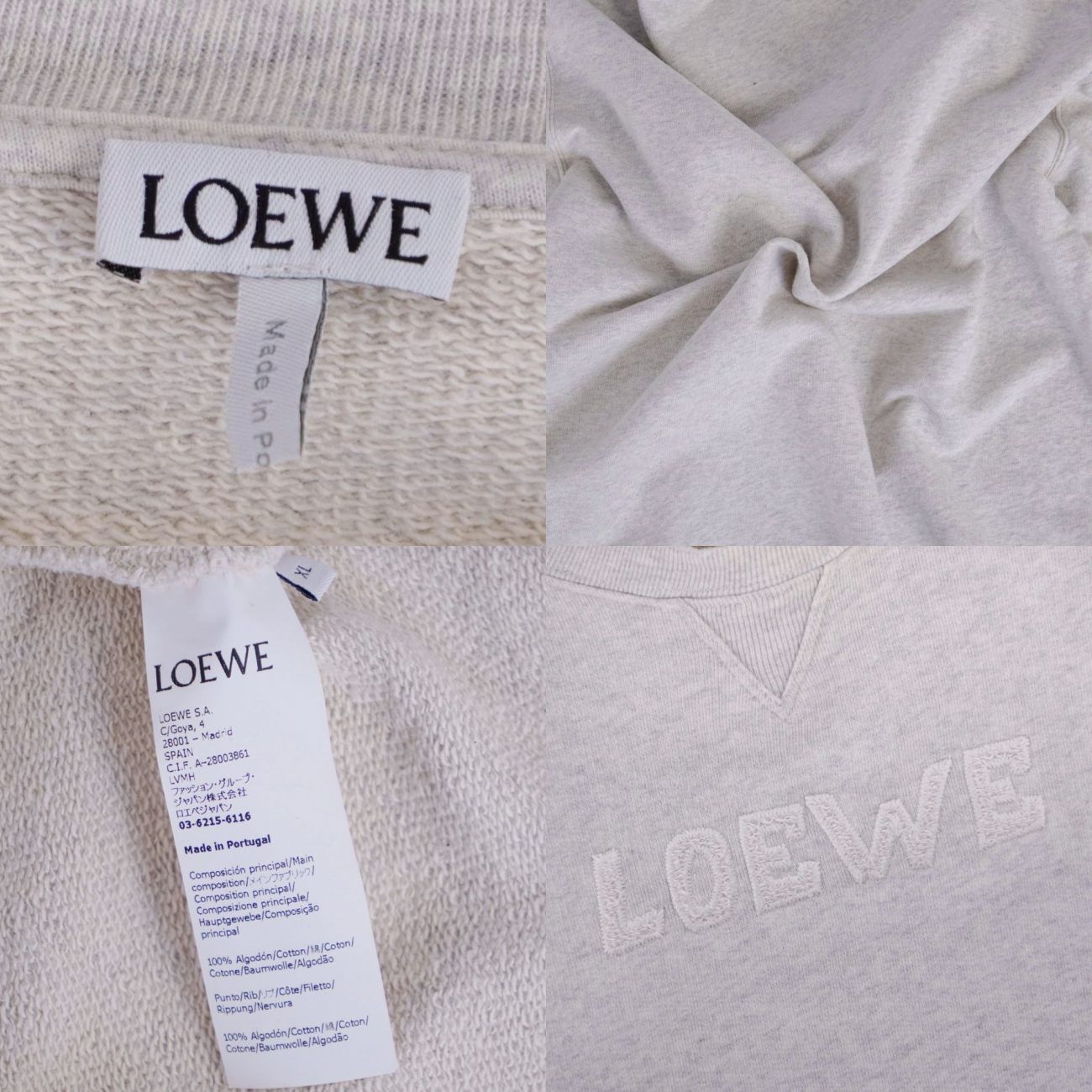 Loewe Sweatshirt Long Sleeve Logo Co — view 5