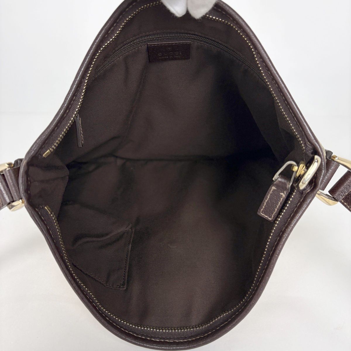 Gucci GG Pattern Shoulder Bag Canvas Brown — view 8